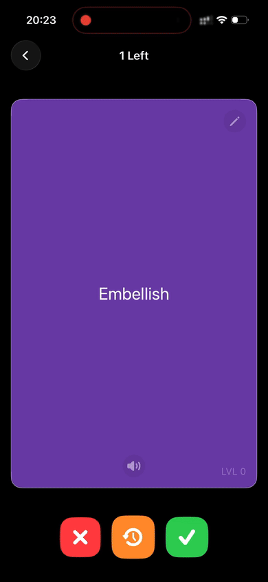 Flashcards App Demo